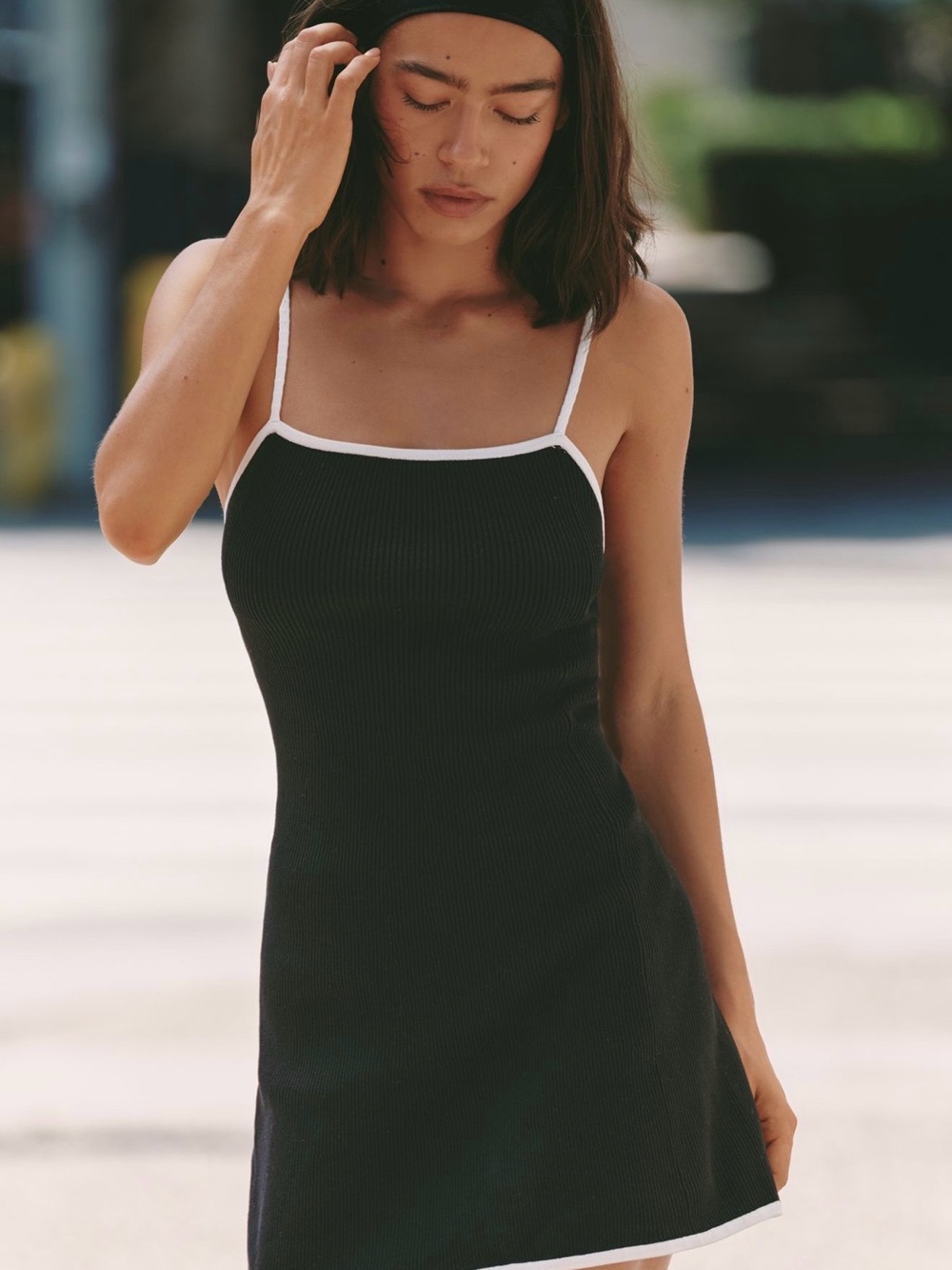 NWT Anthropologie Daily Practice Square-Neck Mini Dress M